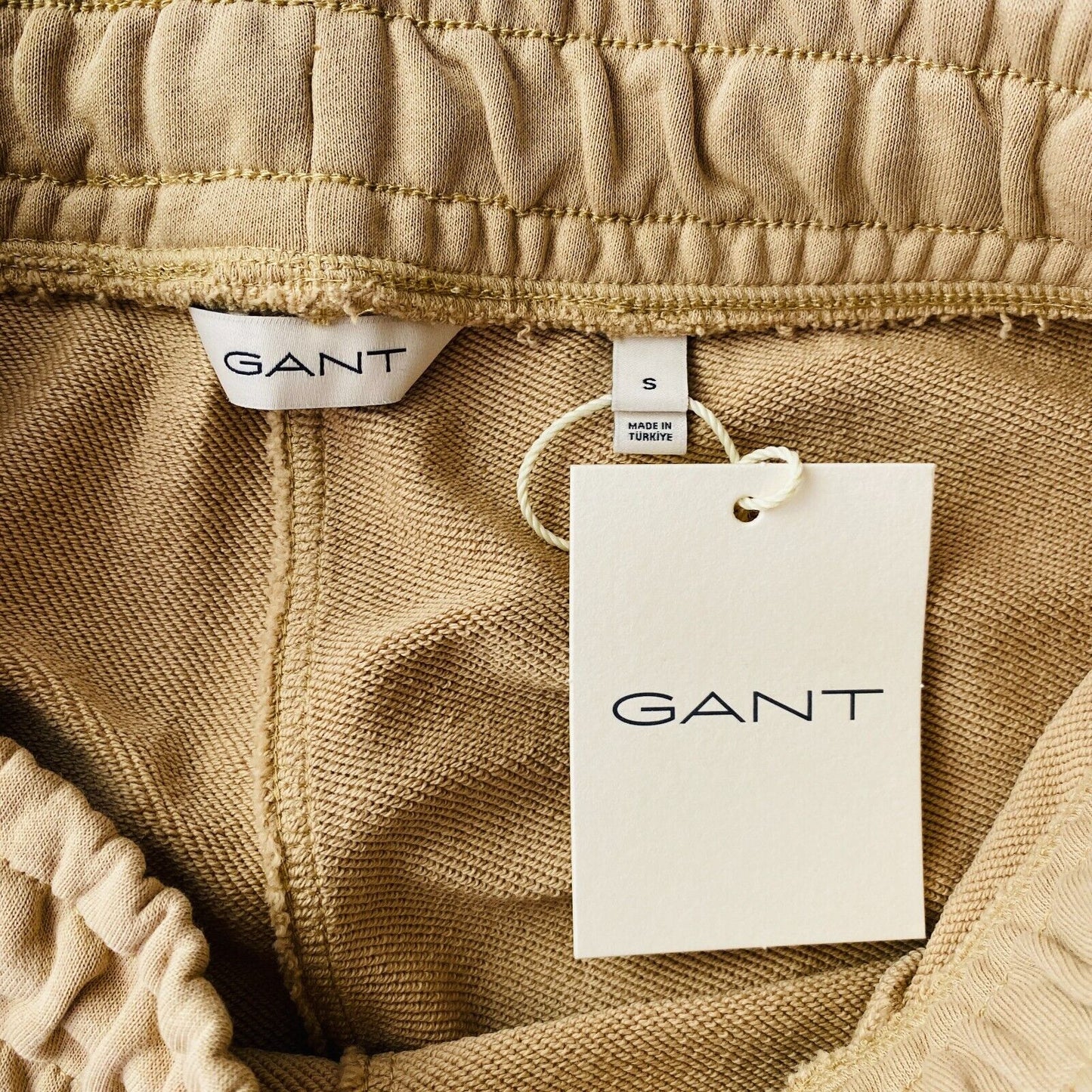 GANT Women Beige Regular Fit Sweatpants Trousers Size S