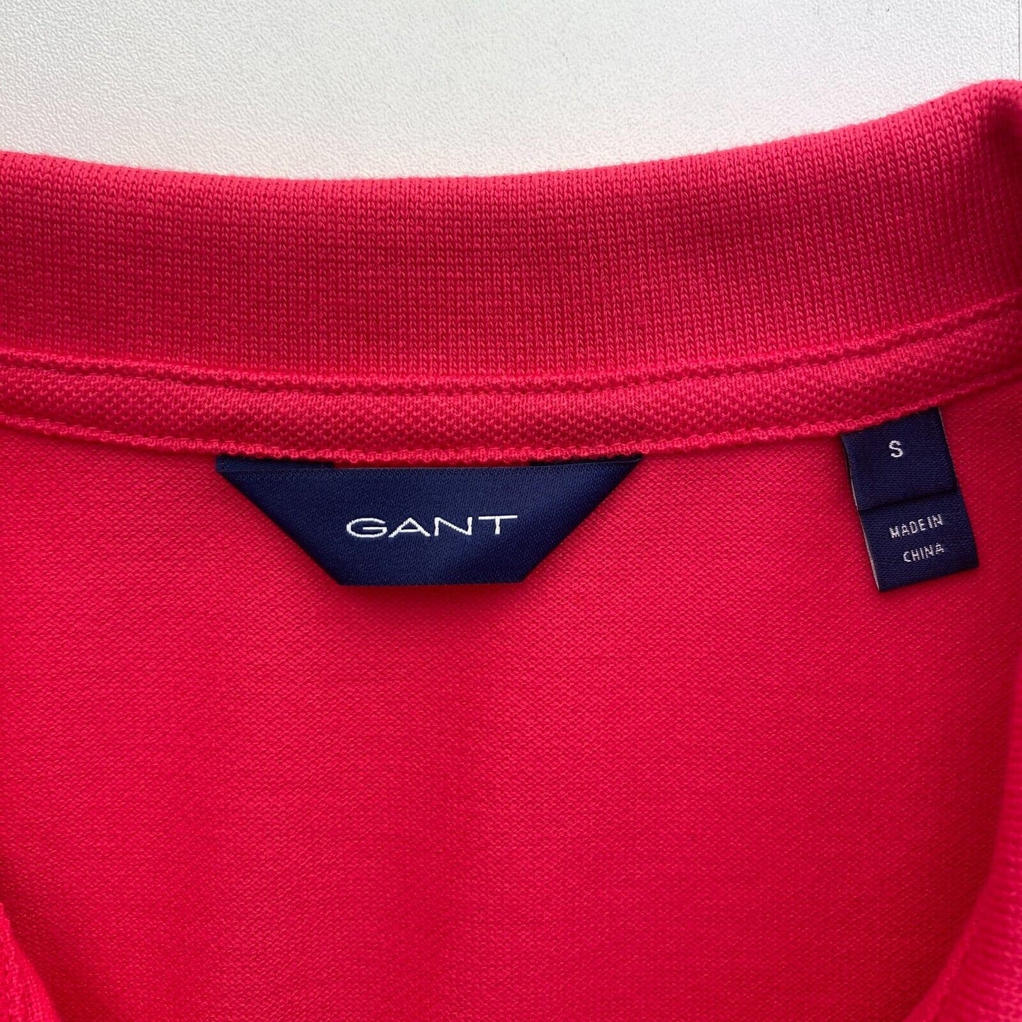 GANT Women Pink Original SS Pique Polo Dress Size S