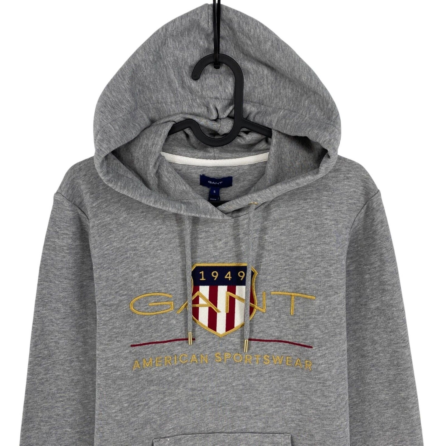 GANT Grey Archive Shield Hoodie Dress Size S