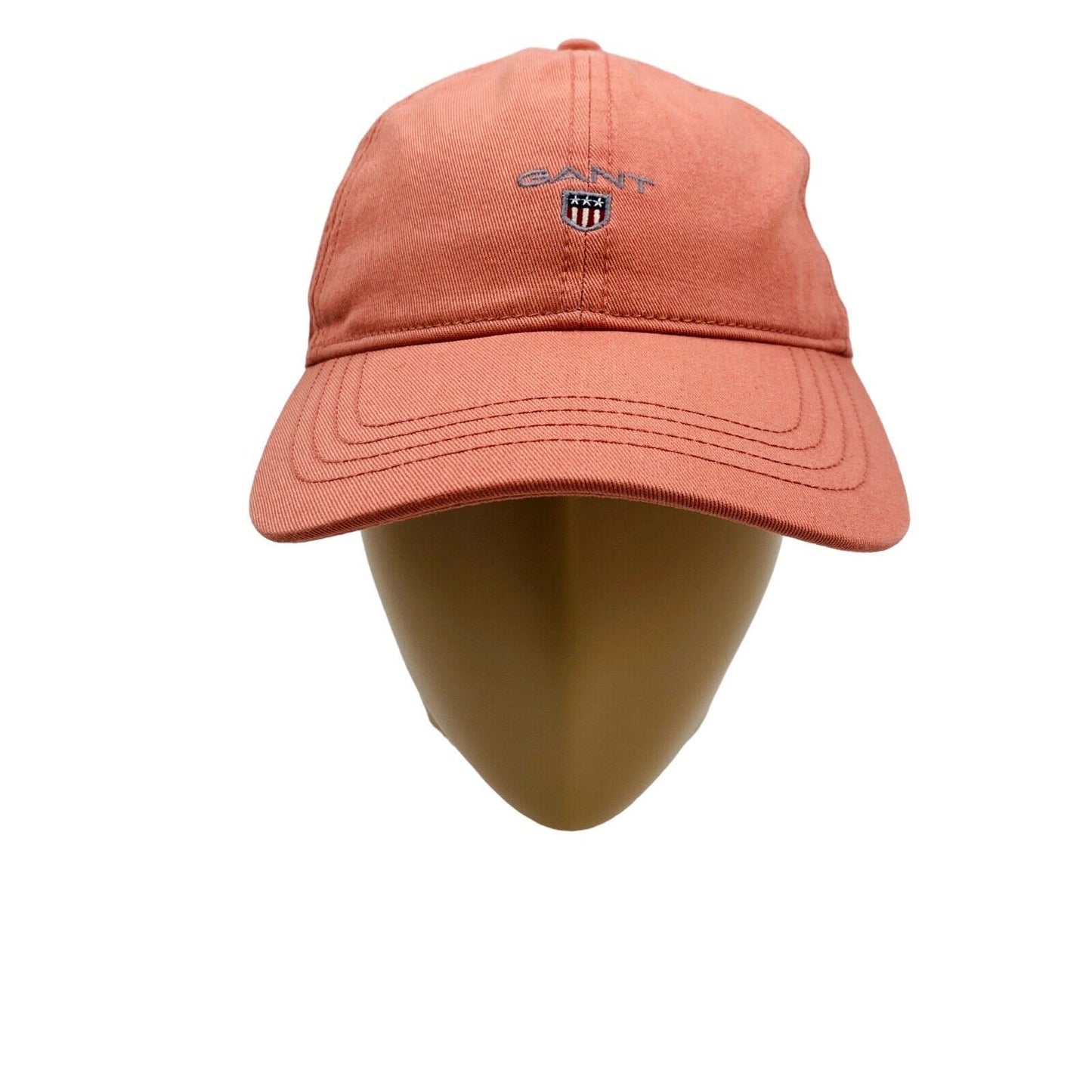 GANT Orange Women Logo Cotton Twill Baseball Cap Hat One Size