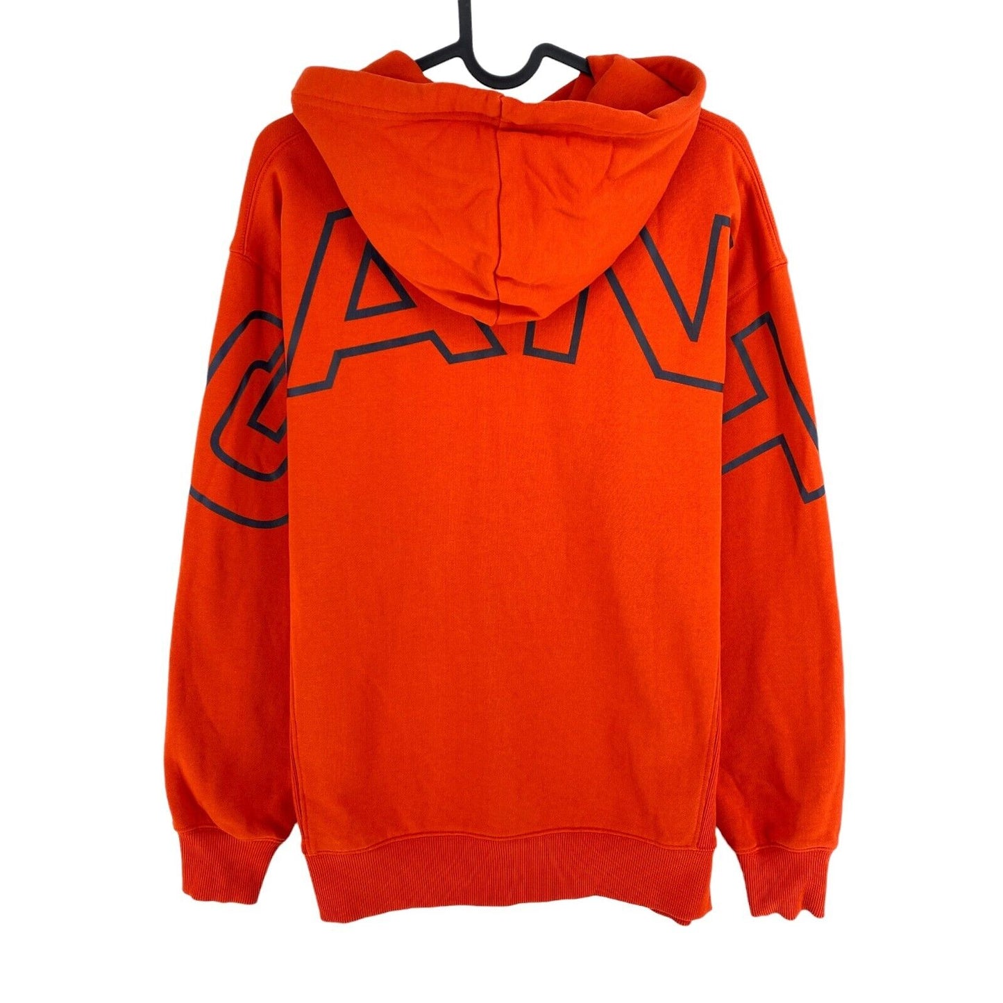 GANT Orange Relaxed Retro Logo Hoodie Sweater Jumper Size S