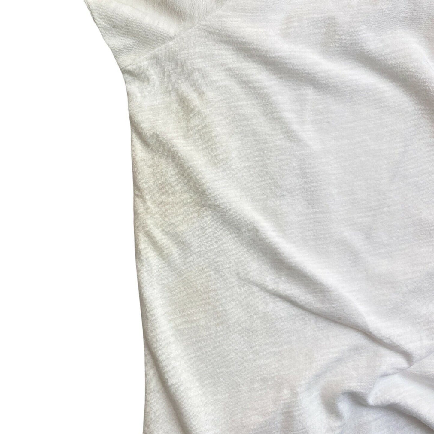 GANT T-shirt à col en V délavé blanc taille XL