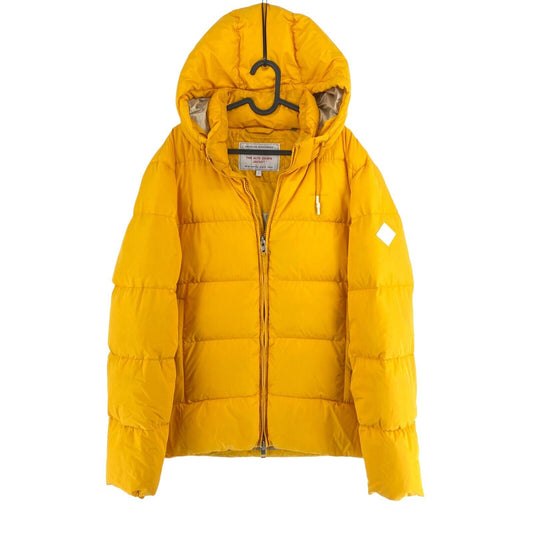 GANT Yellow The Alta Down Hooded Puffer Jacket Coat Size L