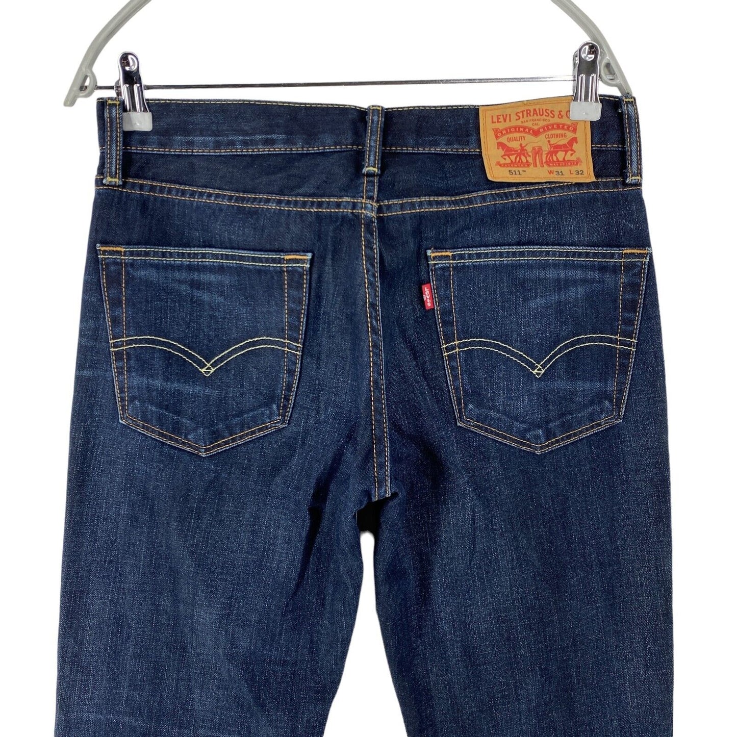 Levi's 511 Dunkelblaue Slim Fit-Jeans W31 L32