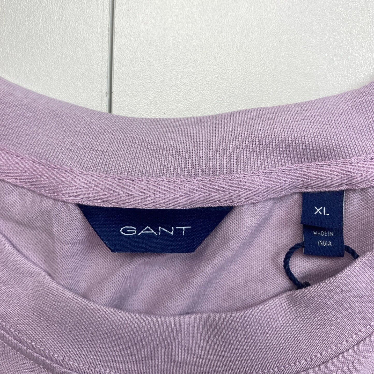 GANT Women Purple Icon G Essential Crew Neck Short Sleeves T Shirt Size XL