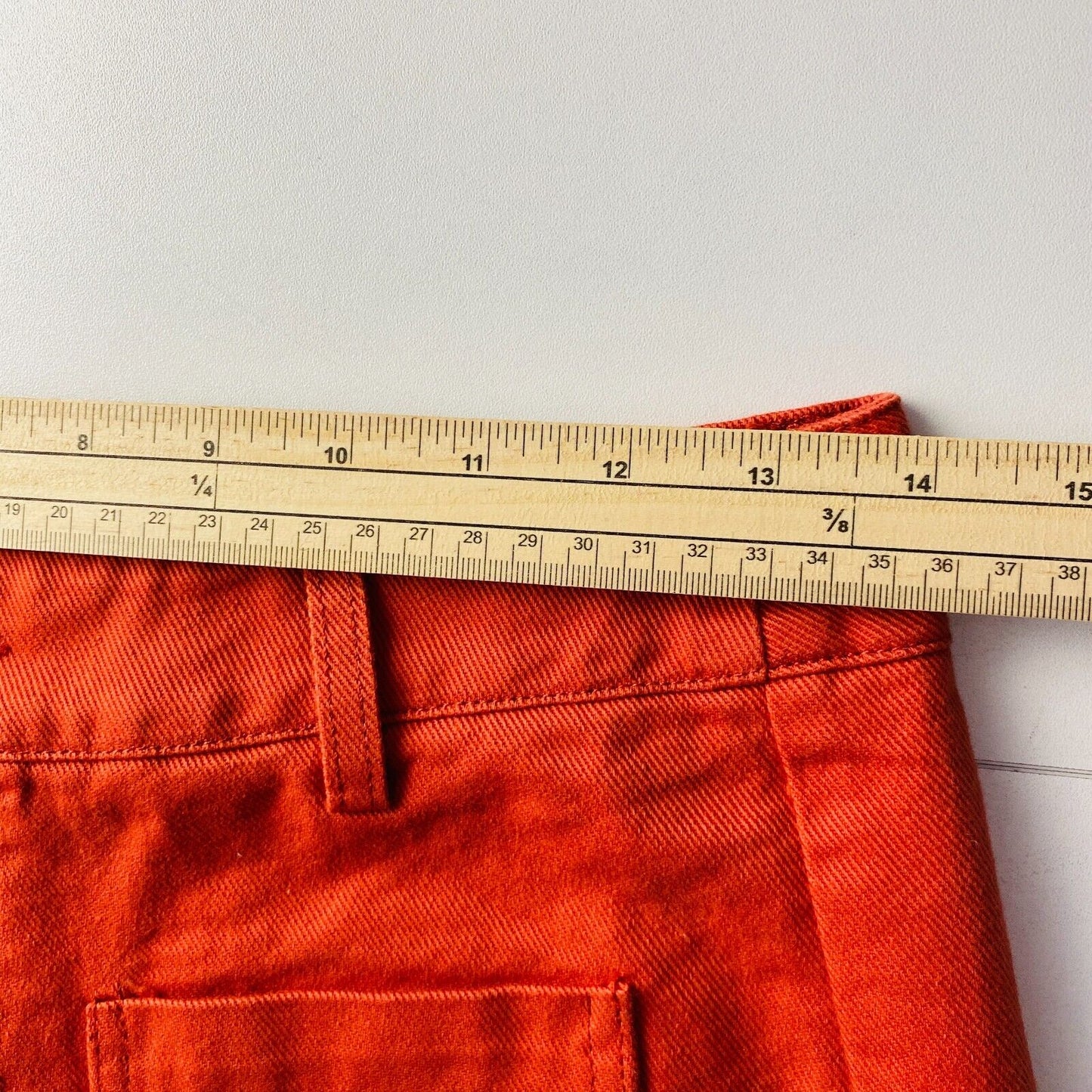 Grace & Mila Women Orange Relaxed Wide Leg Fit Jeans Size S W27