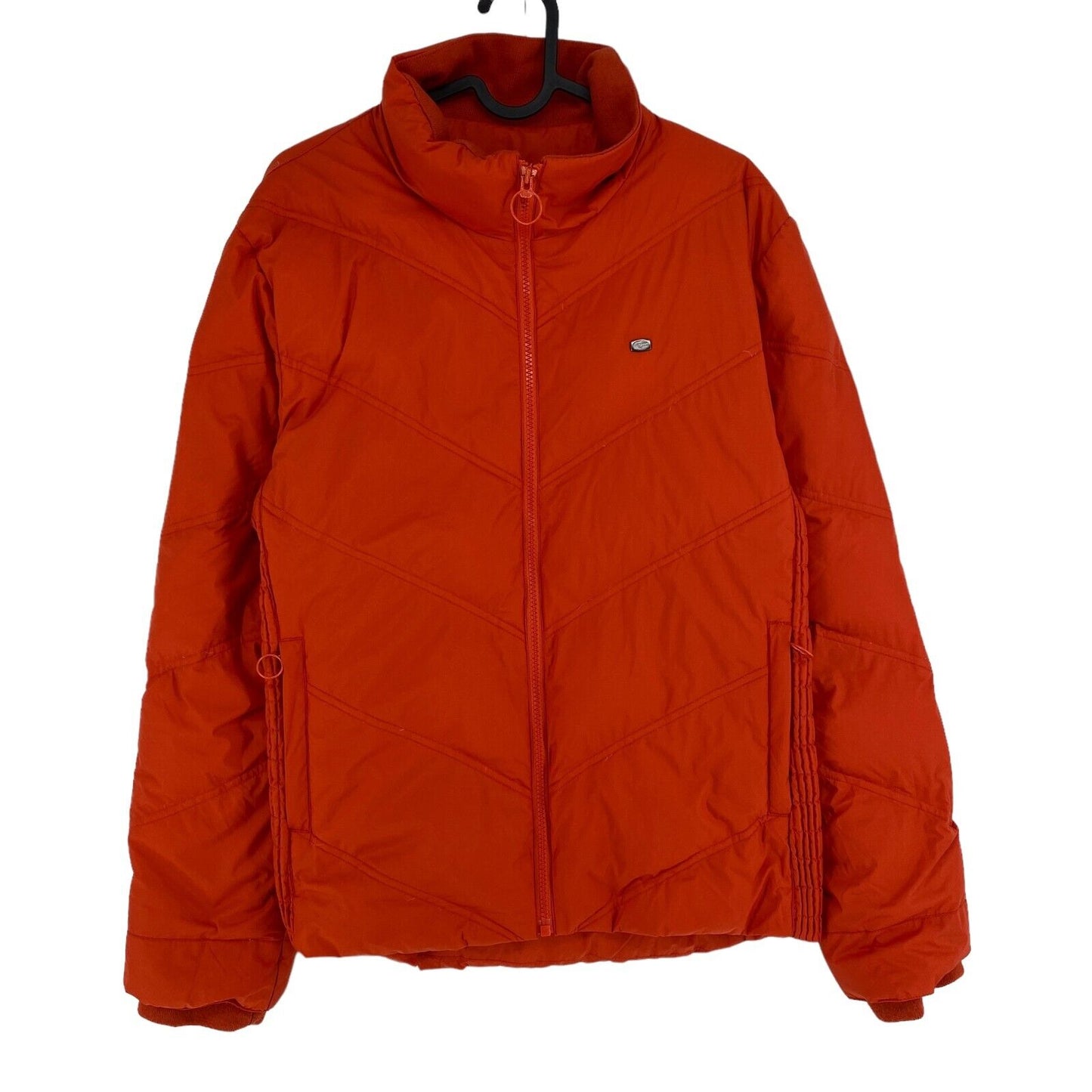 LACOSTE Orange Down Puffer Jacket Coat Size EU 44 UK 16 US 14