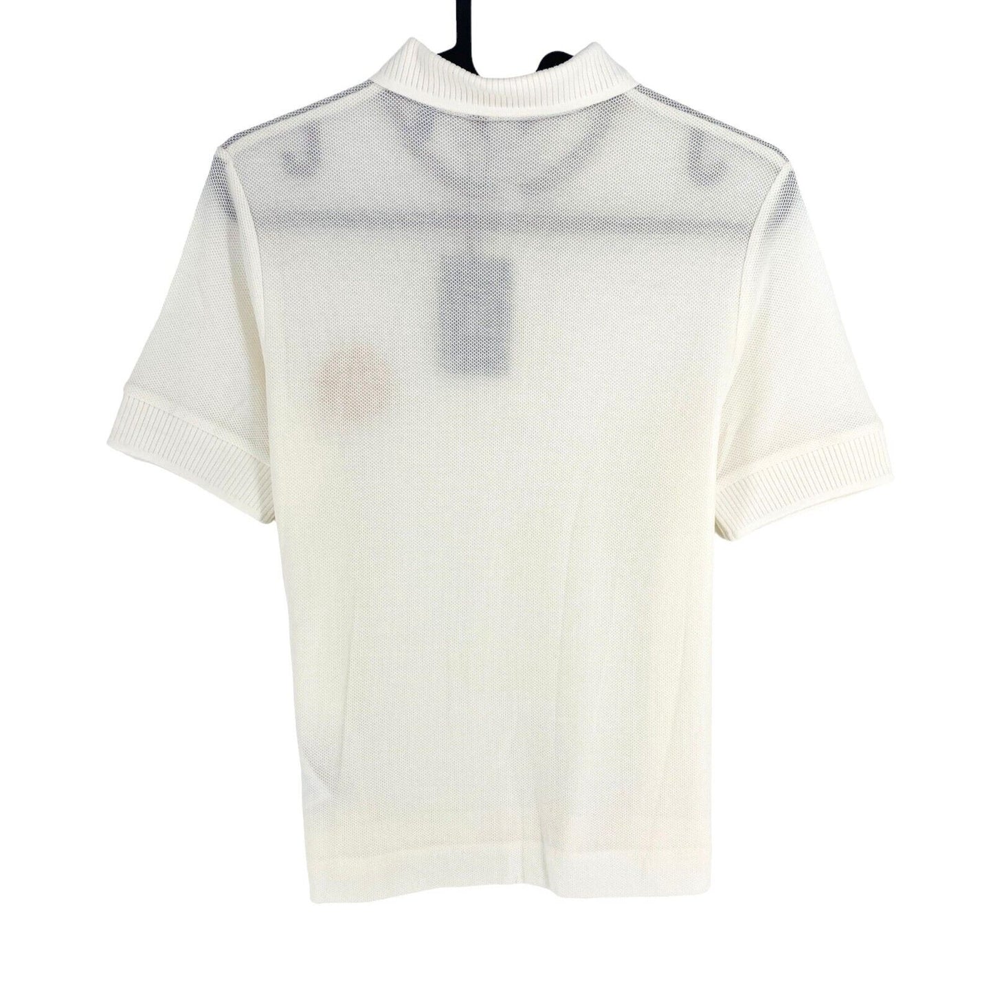 GANT Women White Rope Icon Short Sleeves Pique Polo Shirt Size XS