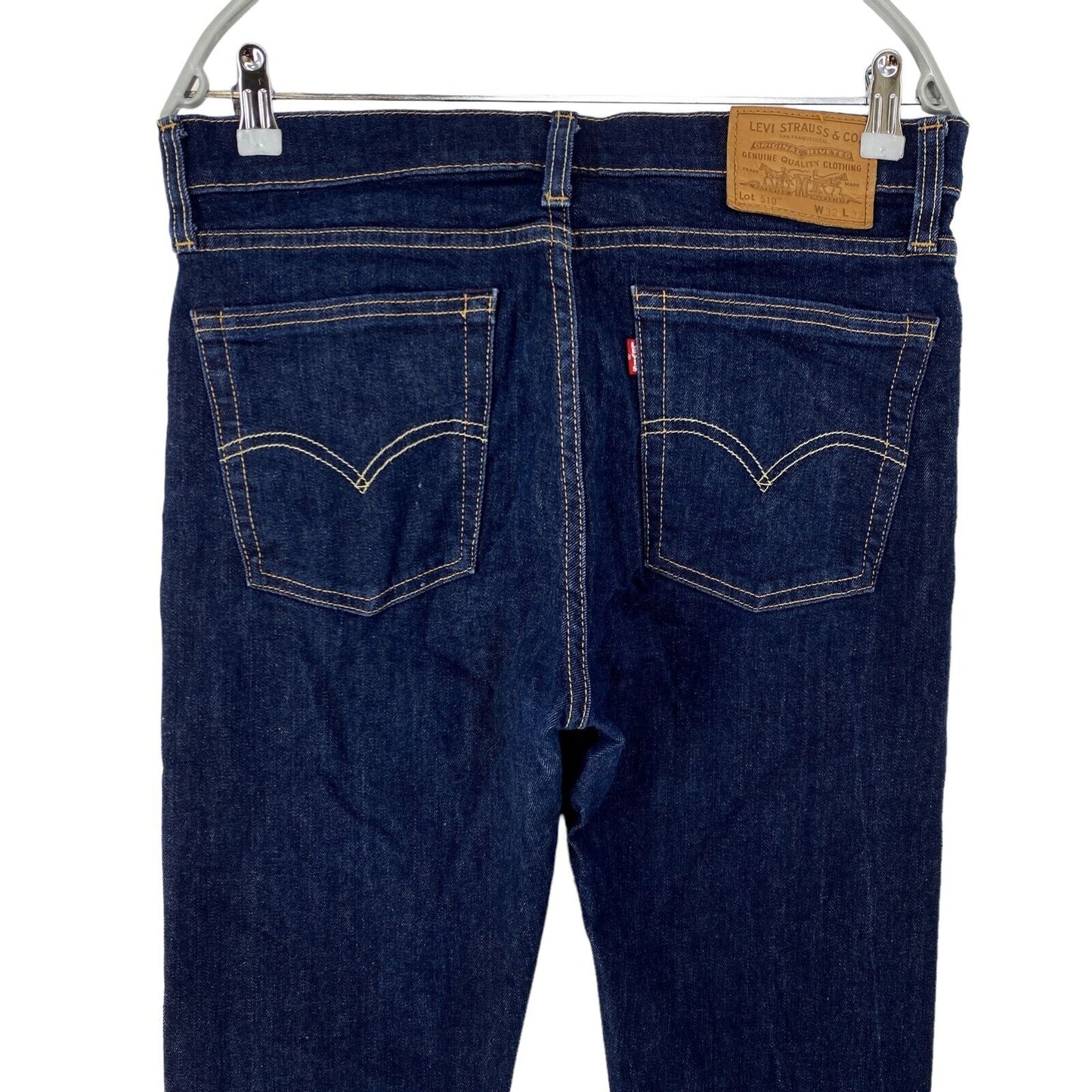 Levi's Premium 510 Dunkelblaue Stretch-Jeans im Slim Fit, W32 L32