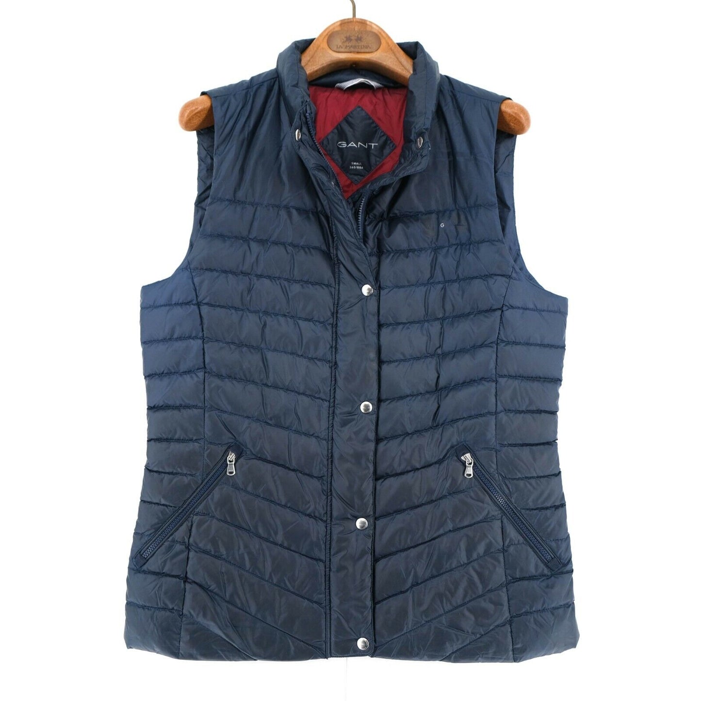 GANT Dark Blue Down Fill Gilet Bodywarmer Waistcoat Jacket Size S