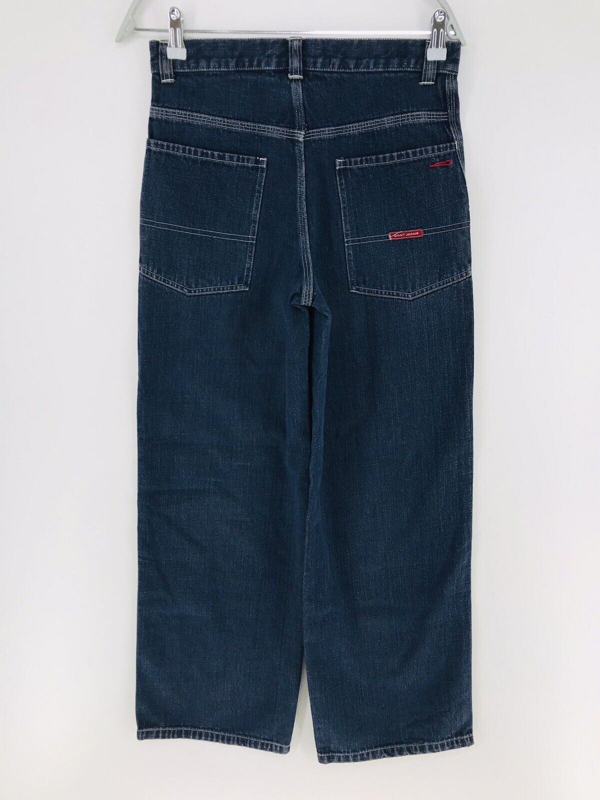 RRP €129 GANT Dark Blue Boys Wide Leg Fit Jeans Size L 134 / 140 cm 9 - 10 Years