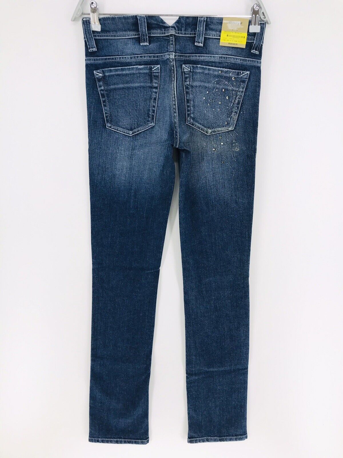 UVP €189 GANT BETH Damen Blau Low Rise Regular Straight Fit Jeans W26 L34