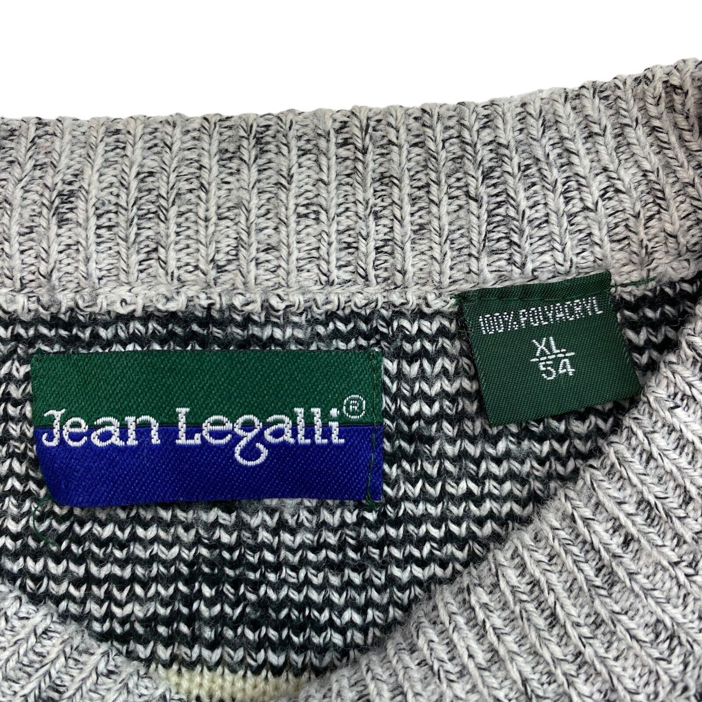 Cosby Vintage Retro 90s Jean Legalli Sweater Pullover Size EU 54 UK/US 44 XL