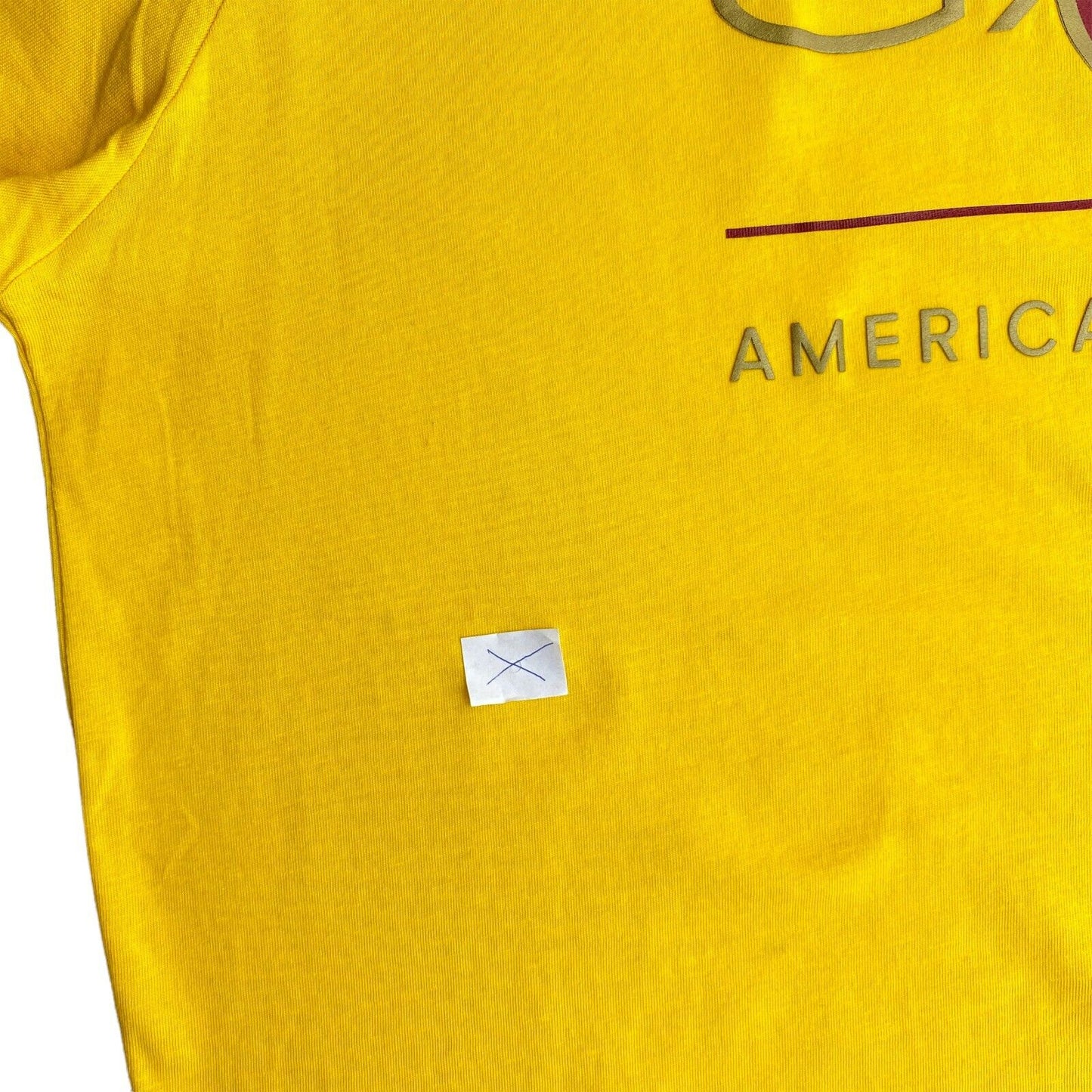 GANT Yellow Archive Shield Crew Neck T Shirt Size L