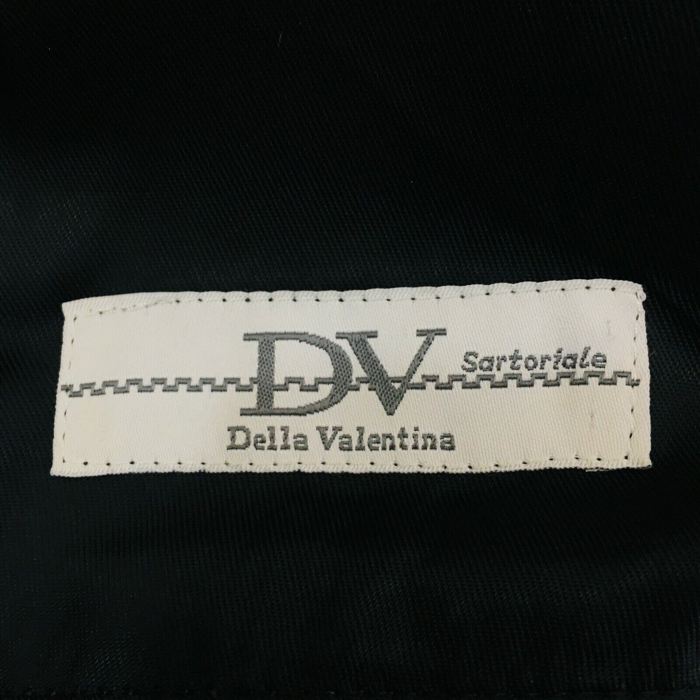 Della Valentina Designer Black Wool Blend Coat Size EUR 52 US UK 42