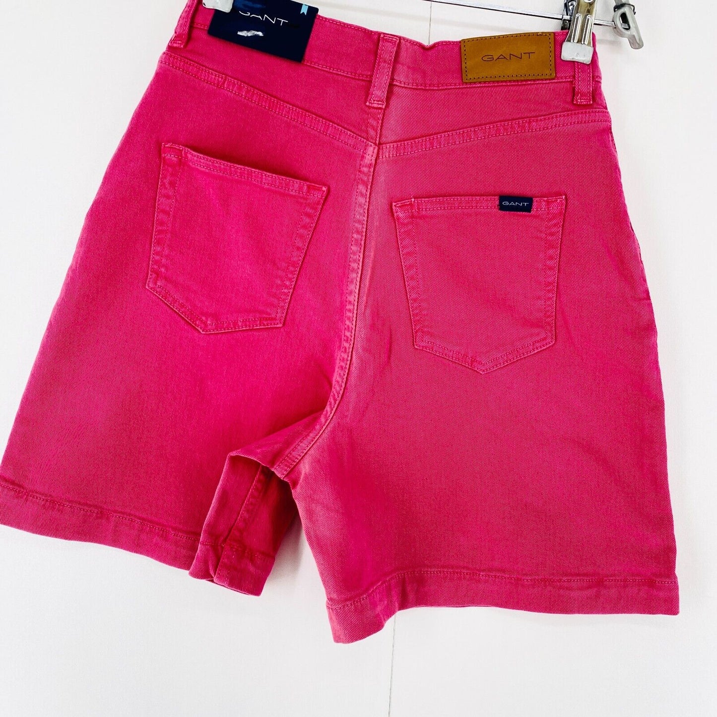 GANT Women Pink Regular Fit Denim Shorts W26