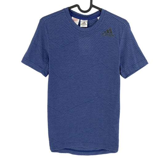 Adidas Climacool Aero Knit T-Shirt für Jungen, Blau, Rundhalsausschnitt, Größe 11–12 Jahre