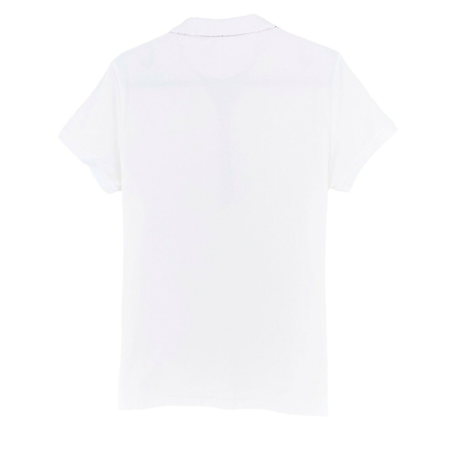 GANT White Pique Polo Shirt Size L