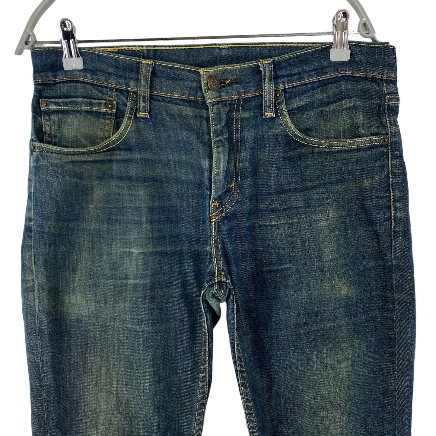 Levi's 511 Dunkelblaue Stretch-Jeans in Slim Fit, W31 L30