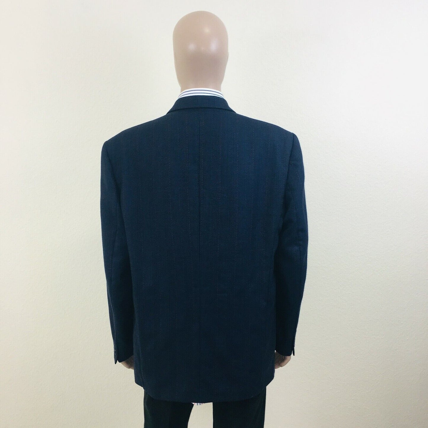 Emilio Cloud Finnish Designer Vintage Blue Blazer Jacket Size EUR 54 US UK 44