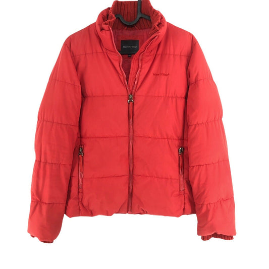 Marc O'Polo Rot Gefütterte Daunen Puffer Mantel Jacke Größe 152 cm