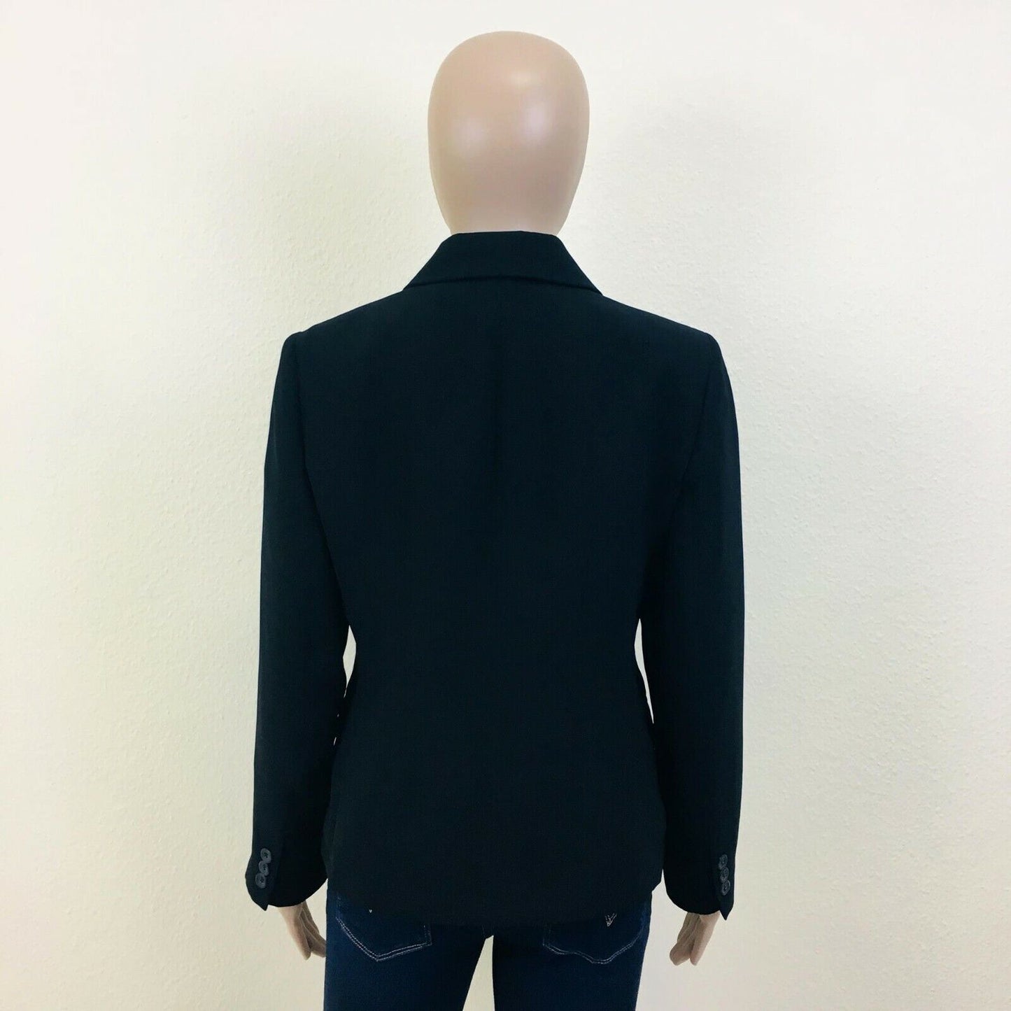 WORTHINGTON Petite Black Classic Blazer Jacket Size US 6 EUR 36 UK 8