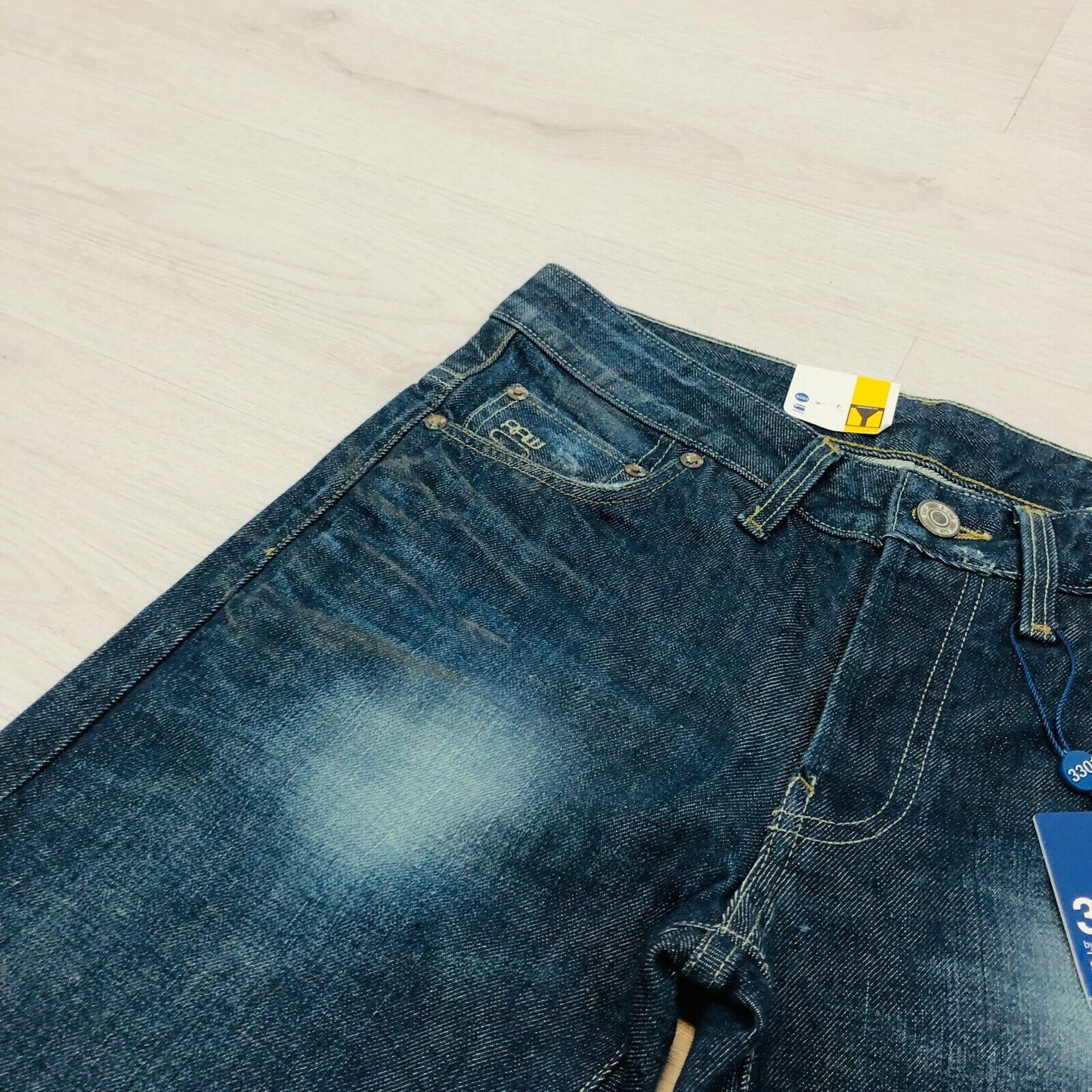 G-Star 3301 LOW TAPERED Fit Jeans für Herren, Blau, Größe W29 L32