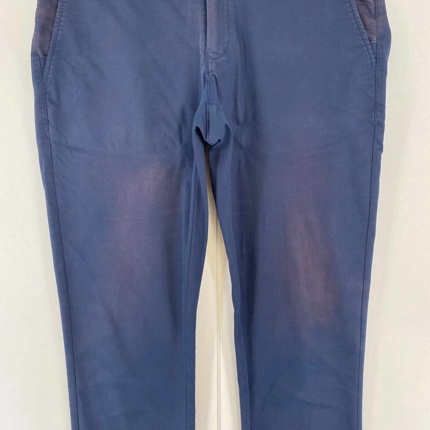 GANT HALLDEN Dark Blue Slim Fit Chino Trousers Size W34 L34