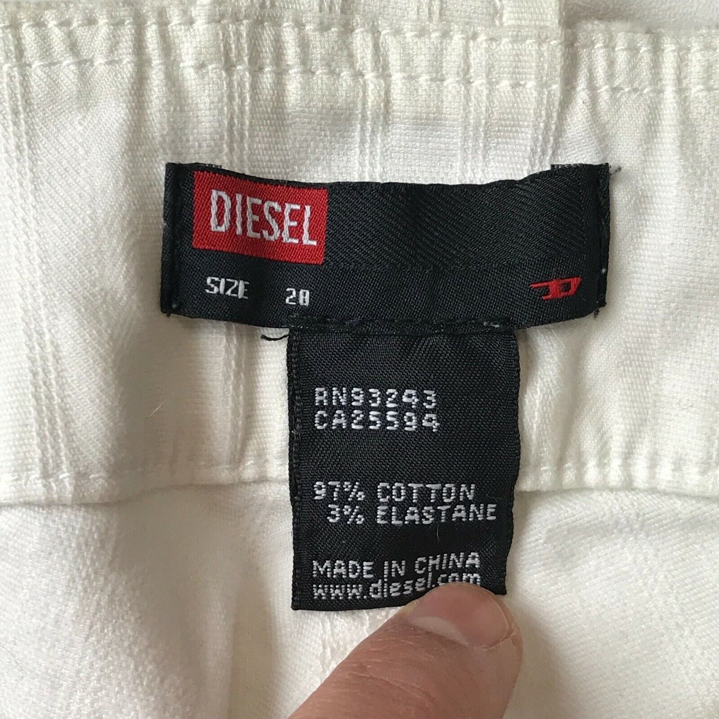 Diesel Women Beige Regular Straight Fit Jeans W28