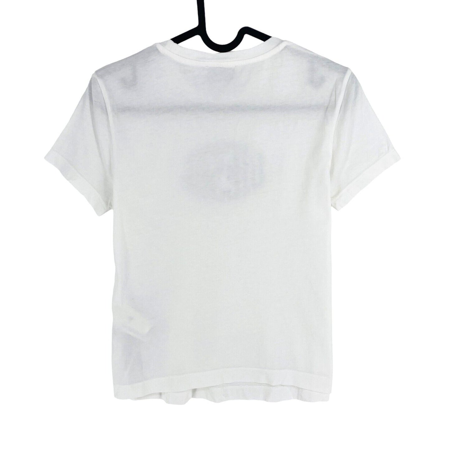 DIESEL Women White T-SLI-E2 Crew Neck SS T Shirt Size M