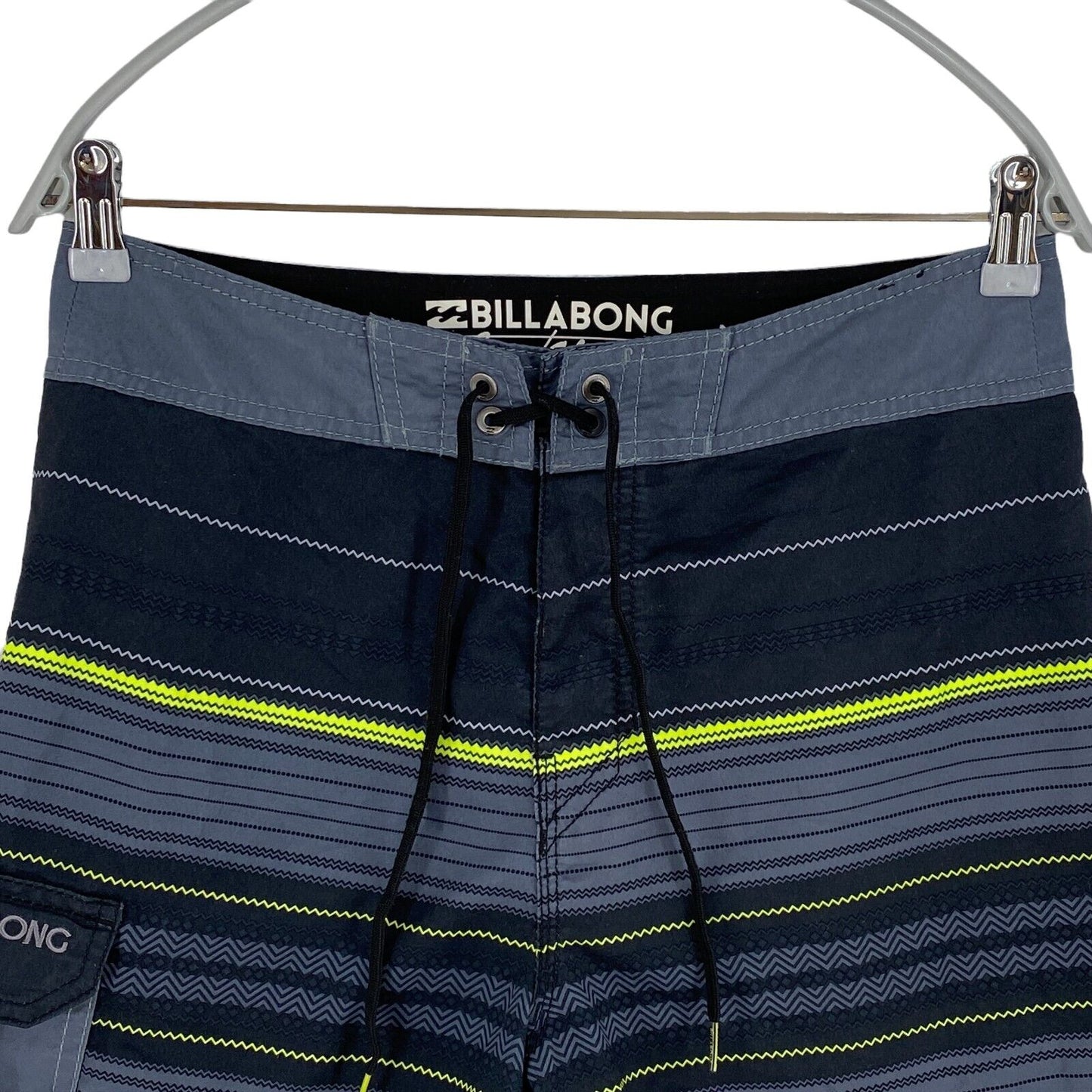 BILLABONG Pinstripe Grey Swimwear Swimming Trunks Shorts Size EU 30 UK/US 30 W30