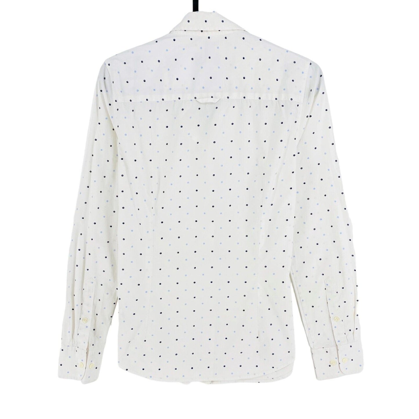 GANT White Dot Print Shirt Size EU 34 UK 8 US 4