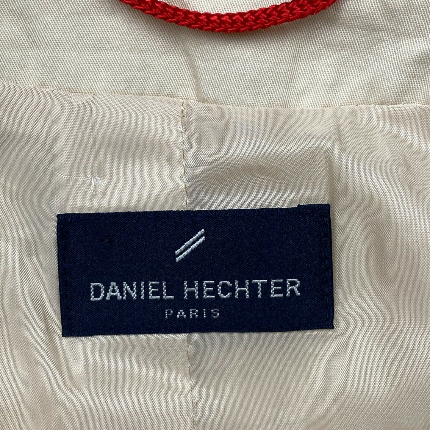 DANIEL HECHTER Beige 100% Cotton Over Coat Size EU 38 UK 12 US 10