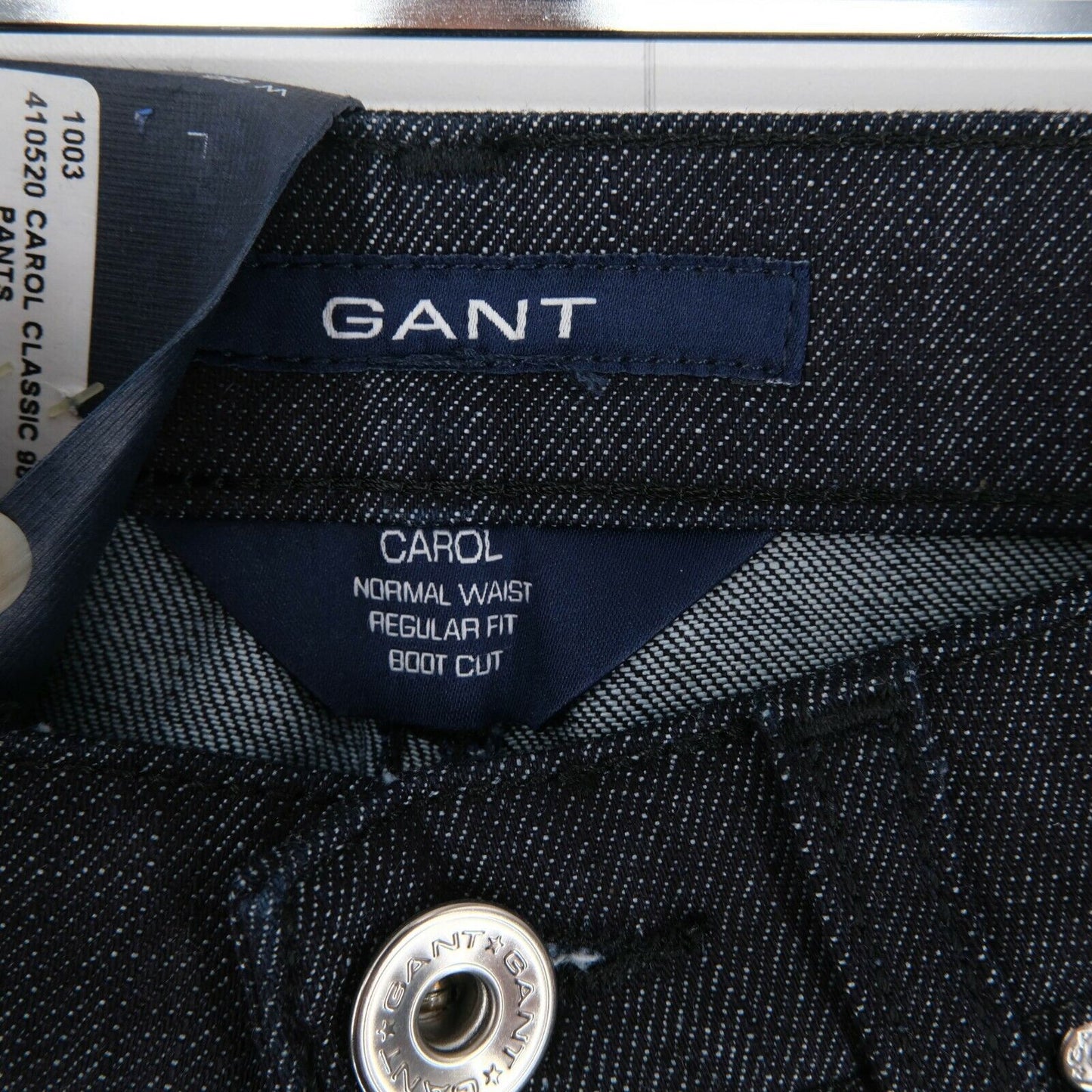 GANT Black Carol Classic 988 Denim Pants Trousers Size W26 W27 L34