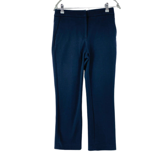 GANT Dark Blue Women Regular Straight Fit Trousers Size EUR 38 UK 10 US 8 W28