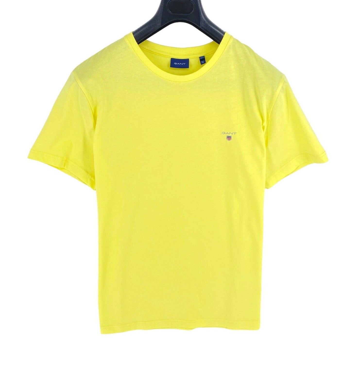 GANT Men Yellow Original Crew Neck Short Sleeves T Shirt Size 2XL XXL