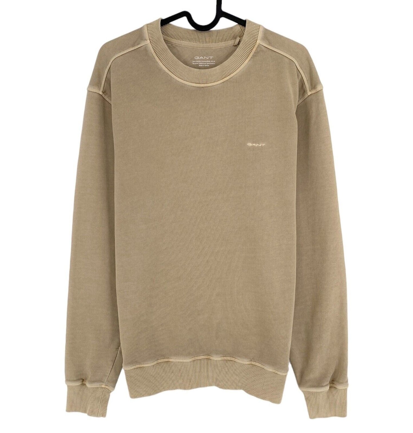 GANT Light Brown Sun Faded Crew Neck Sweater Taille M