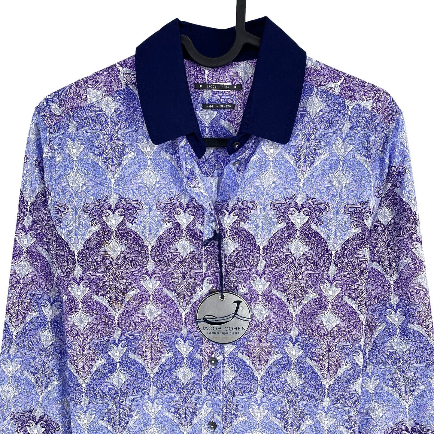 JACOB COHEN Women J351 Colored Printed Long Sleeves Shirt Size S