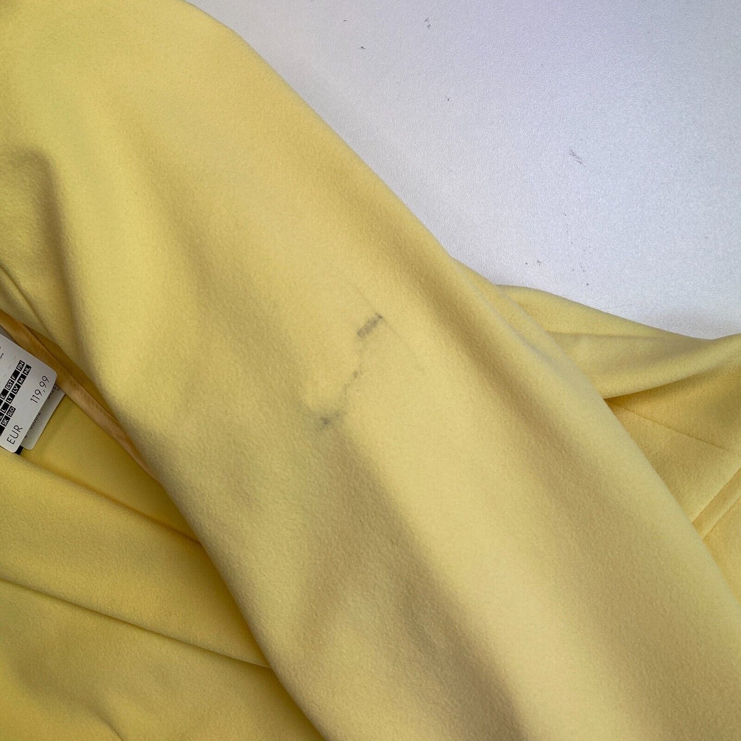 s.Oliver Yellow Tailored Shape Blazer Jacket Size EU 38 UK 12 US 8