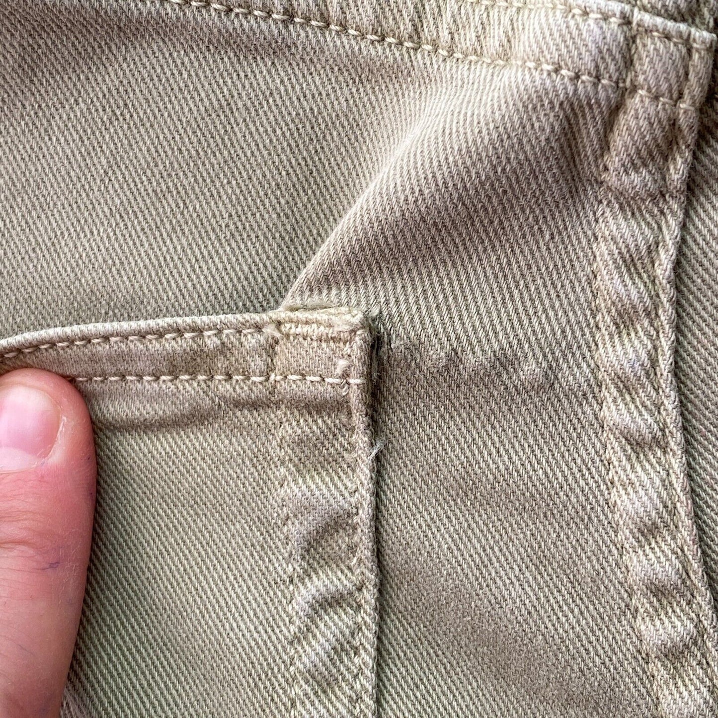 GANT Damen Jeansshorts in Regular Fit, Beige/Grün, Größe W26