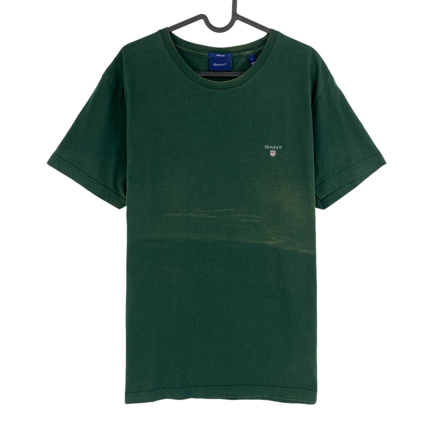 GANT Green Original Crew Neck T Shirt Size L