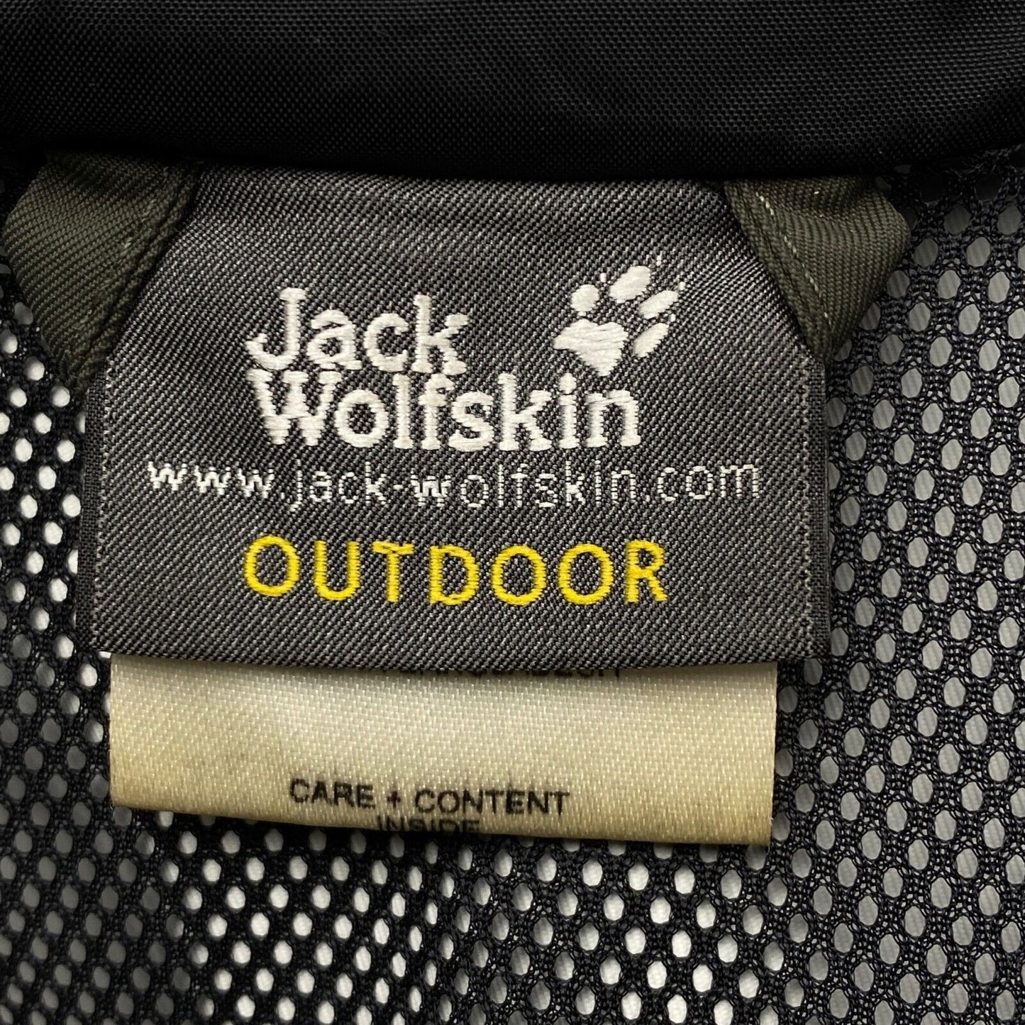 Jack Wolfskin Stormlock Hyproof Brown Hooded Jacket Coat Size M