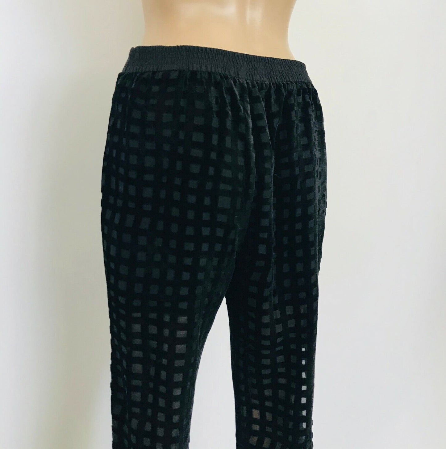 ZARA Women's Black Stretchy Pants Trousers Size S W26