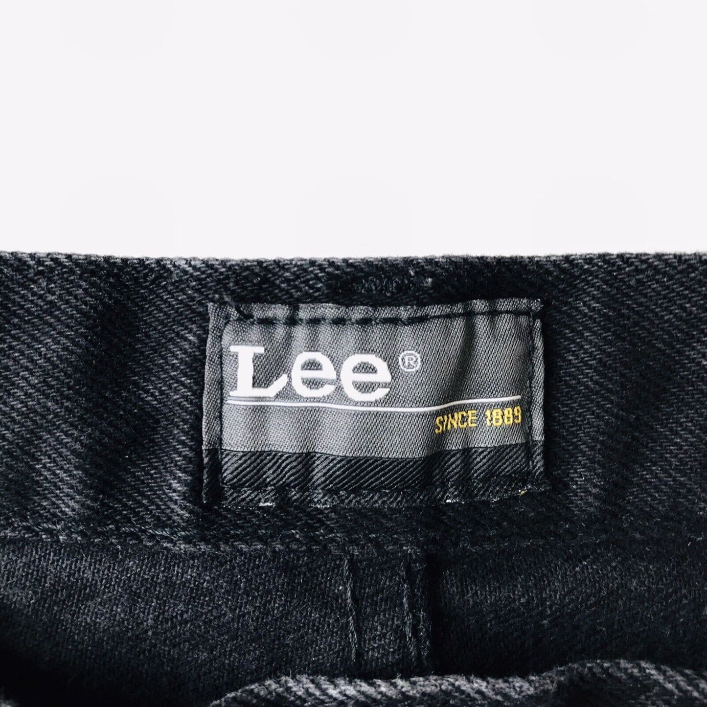 Lee CHICAGO Dark Grey Regular Straight Fit Jeans Size W36 L32