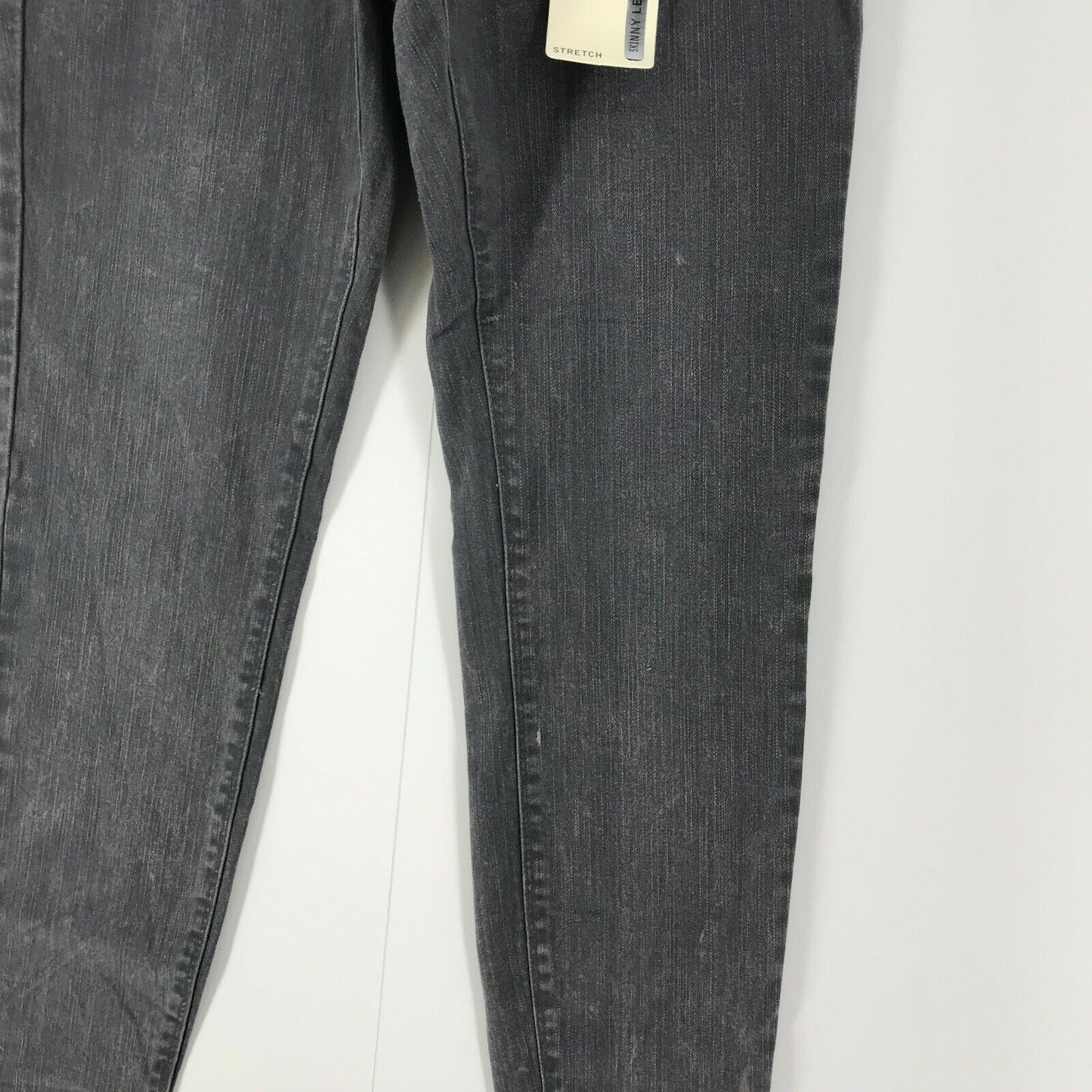 SUBLEVEL Damen Jeans Skinny Fit Dunkelgrau Größe M W30